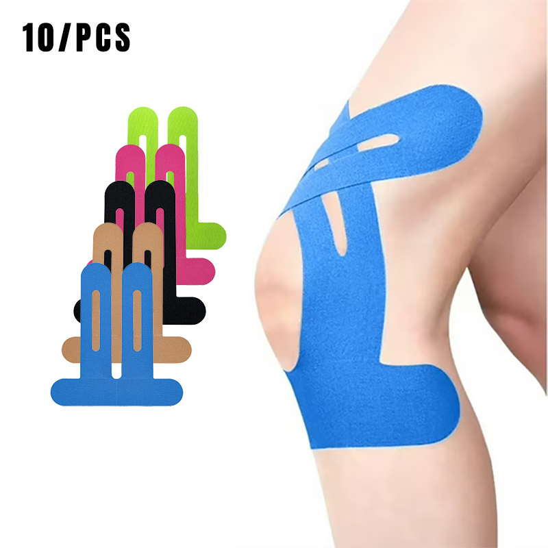 Kinesiology Tape Sports - 10 قطع من شريط الكينيسيولوجي لحماية