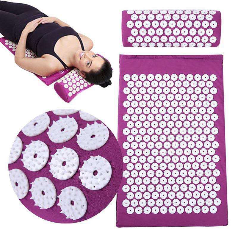 Acupressure Mat Set - حصيرة العلاج بالابر لظهر القدم إبرة