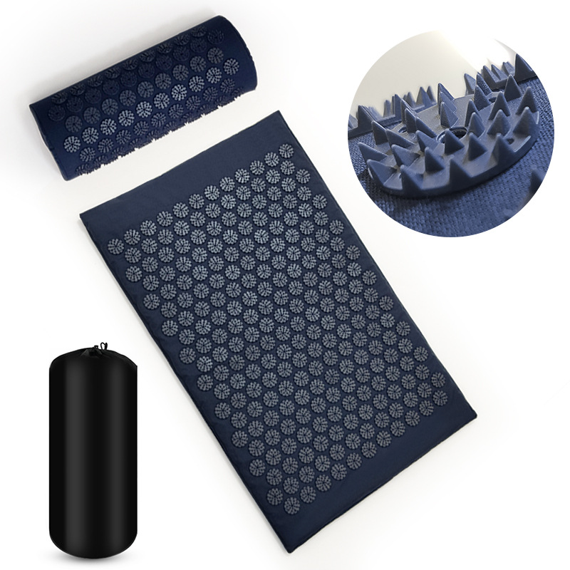 مدلك اليوغا حصيرة وسادة العلاج - مراجعة Acupressure Mat Set وسعره