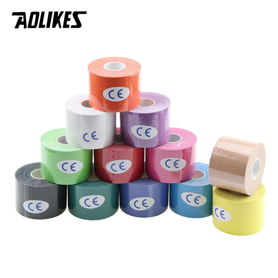 AOLIKES 2 حجم شريط علم الحركة  - مراجعة Kinesiology Tape Sports وسعره