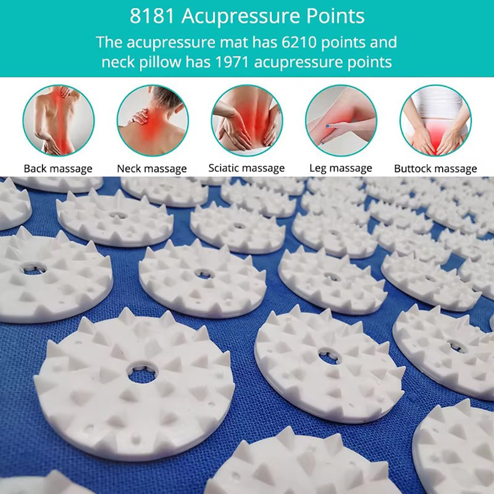 وسادة تدليك، حصيرة تدليك لليوج - مراجعة Acupressure Mat Set وسعره