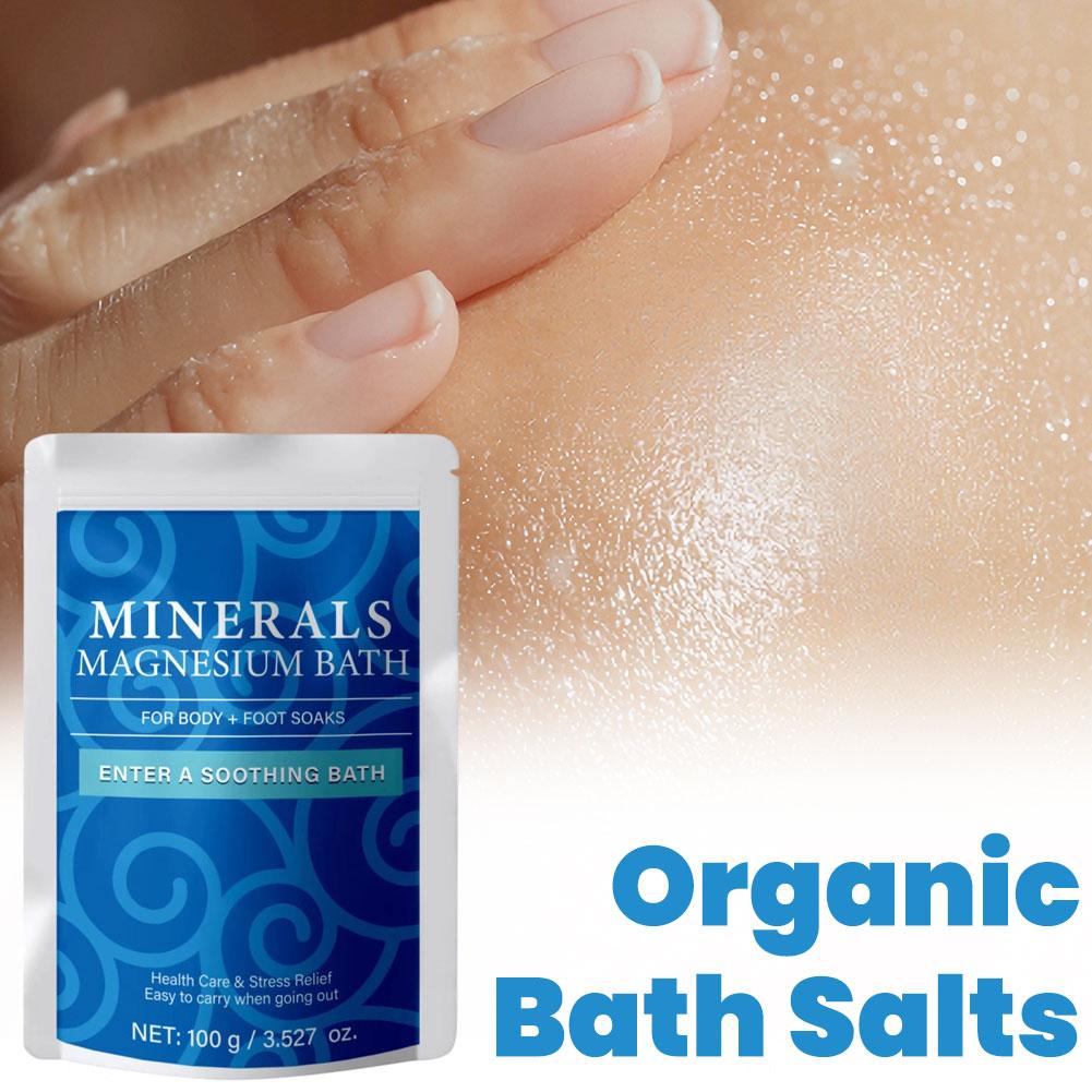 100 جرام من ملح الاستحمام العض - مراجعة Bath Salts Magnesium وسعره