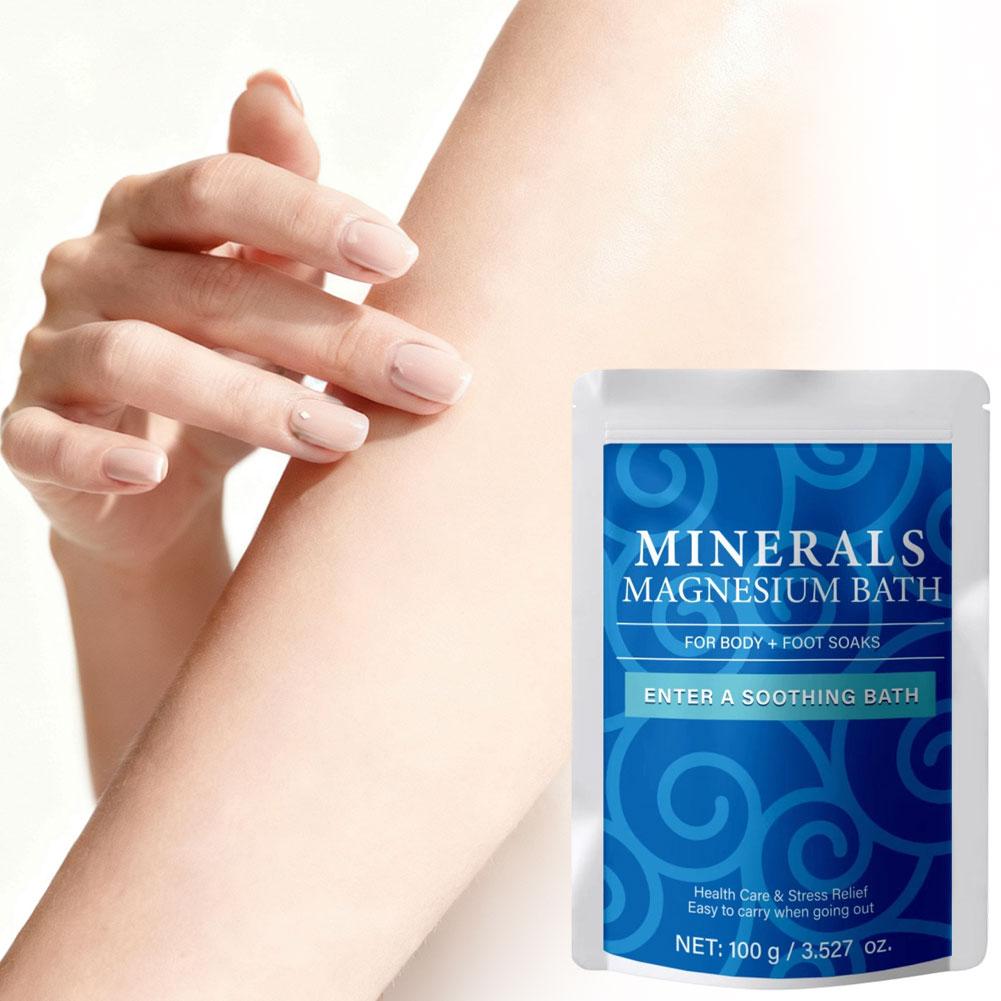 100 جرام من ملح الاستحمام العض - مراجعة Bath Salts Magnesium وسعره