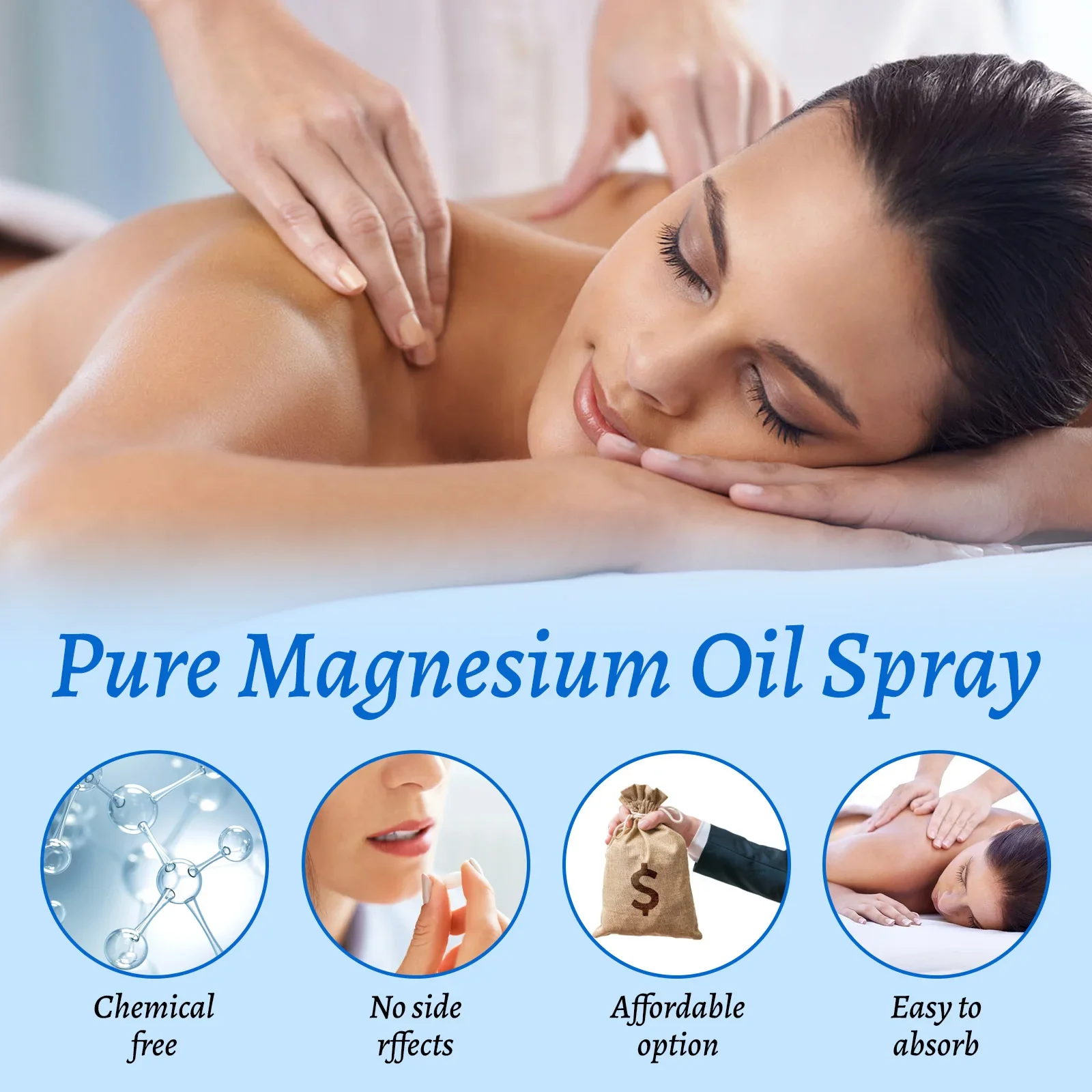 رذاذ زيت المغنيسيوم للجسم 60 م - مراجعة Bath Salts Magnesium وسعره