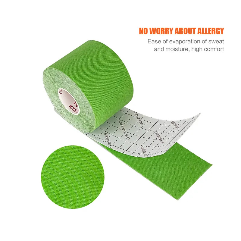 1/6 قطعة ملصقات شريط علم الحرك - مراجعة Kinesiology Tape Sports وسعره