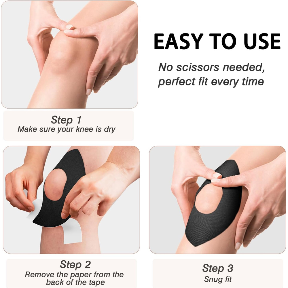 1/5/10 قطعة شريط علم الحركة لت - مراجعة Kinesiology Tape Sports وسعره